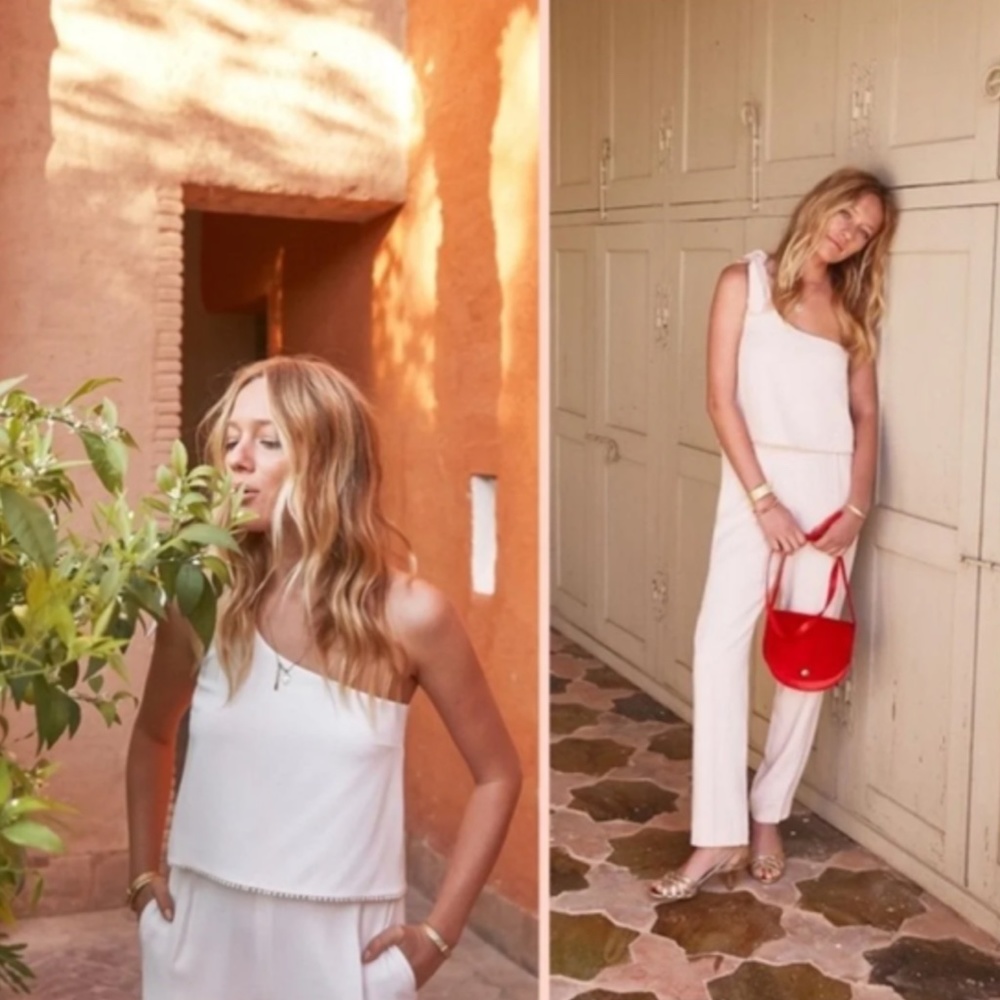 NWT Sezane Jumpsuit - Nude/Blush color - Size 34